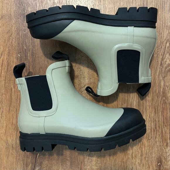 NEW Everlane The Rain Boot In Stone Size 5 - Picture 10 of 11